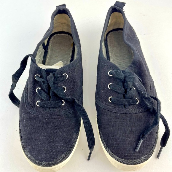Aldo, Black Lace-up Casual Sneakers, Size 7 - Picture 3 of 6
